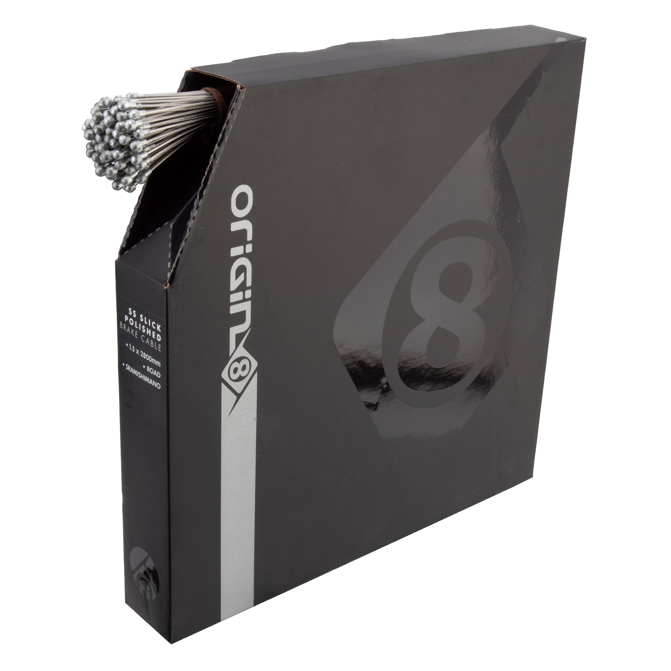 SS Slick Polished Road Brake Cable