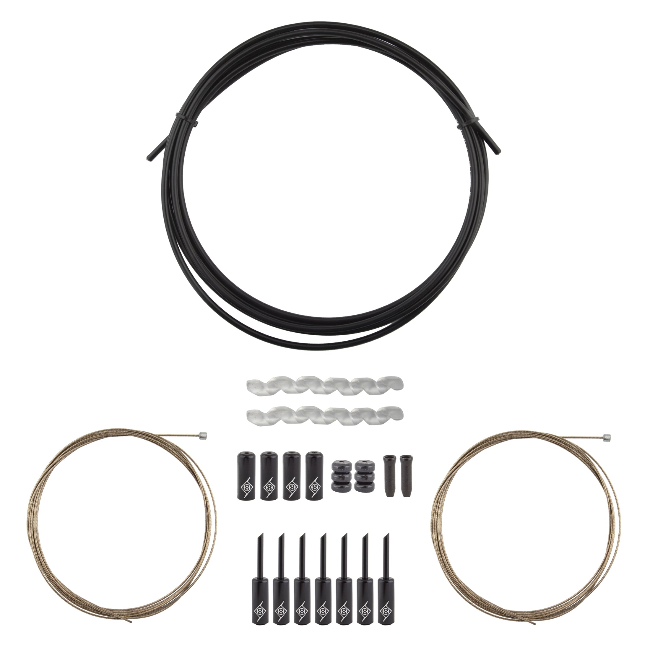 SuperSlick Compressionless 2x Gear Cable/Housing Kit