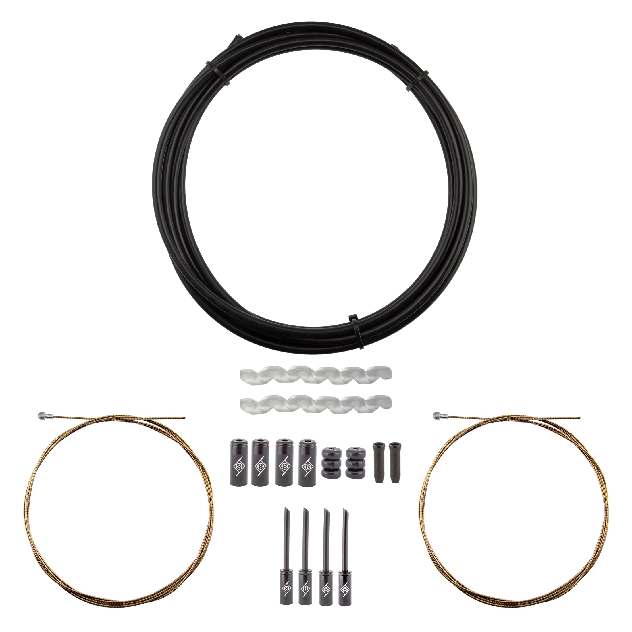 SuperSlick Compressionless MTB Brake Cable/Housing Kit