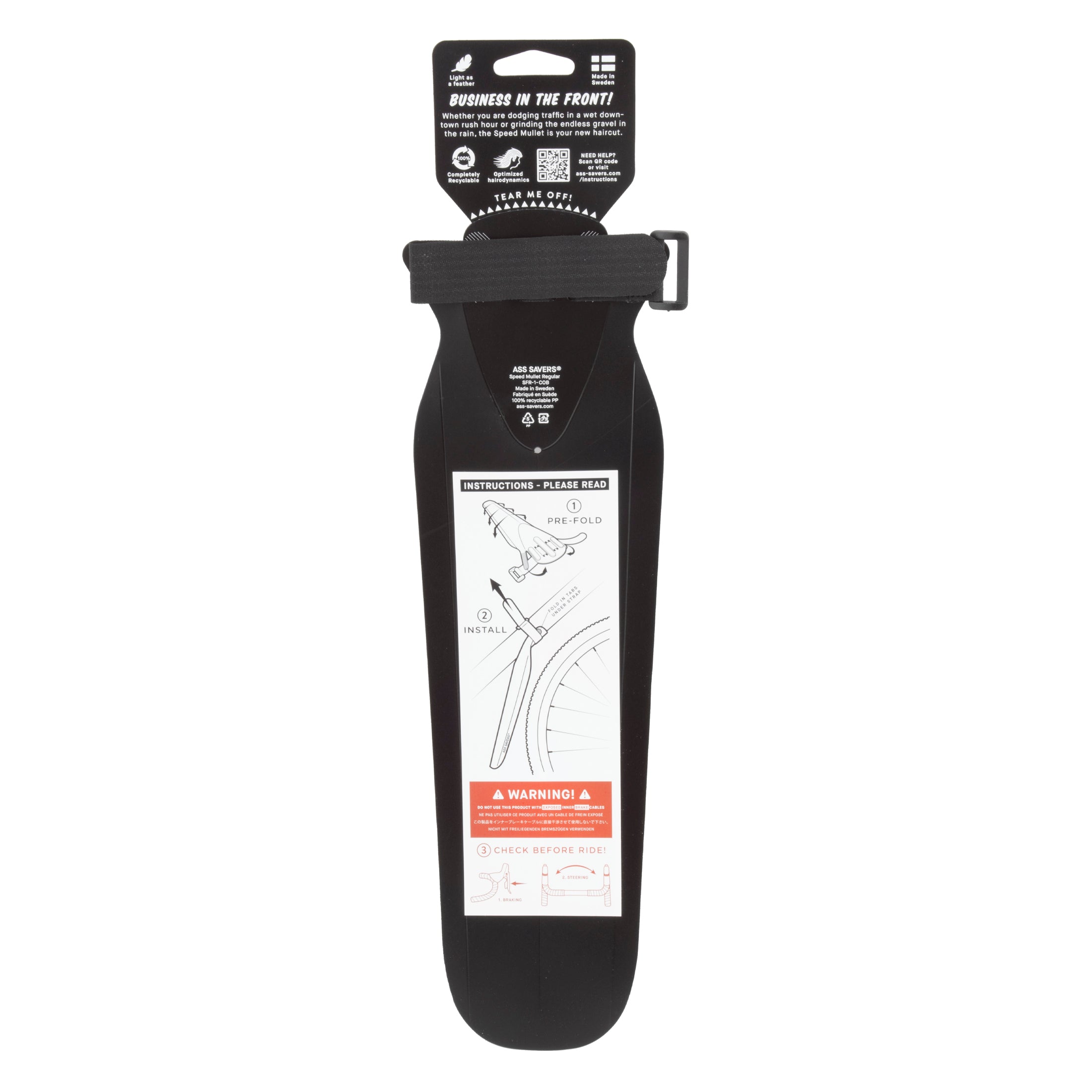 Speed Ass Savers Front Fender Downtube