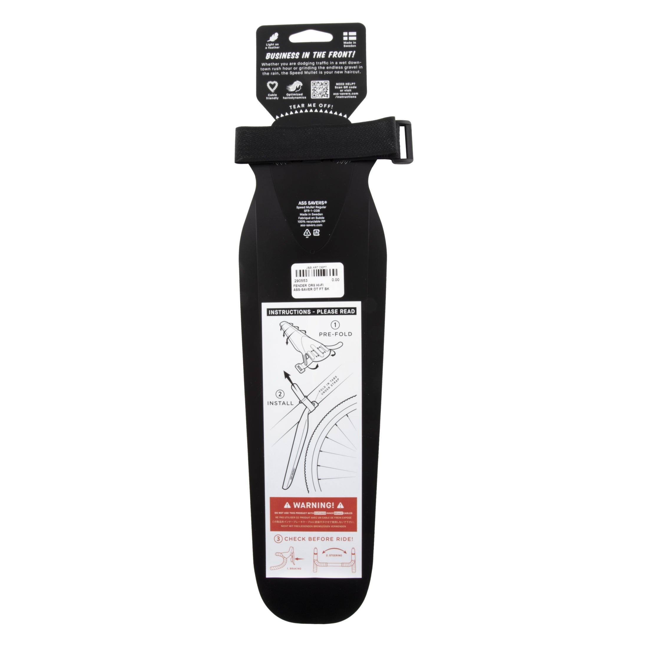 Hi-Fi Ass Savers Front Fender Downtube