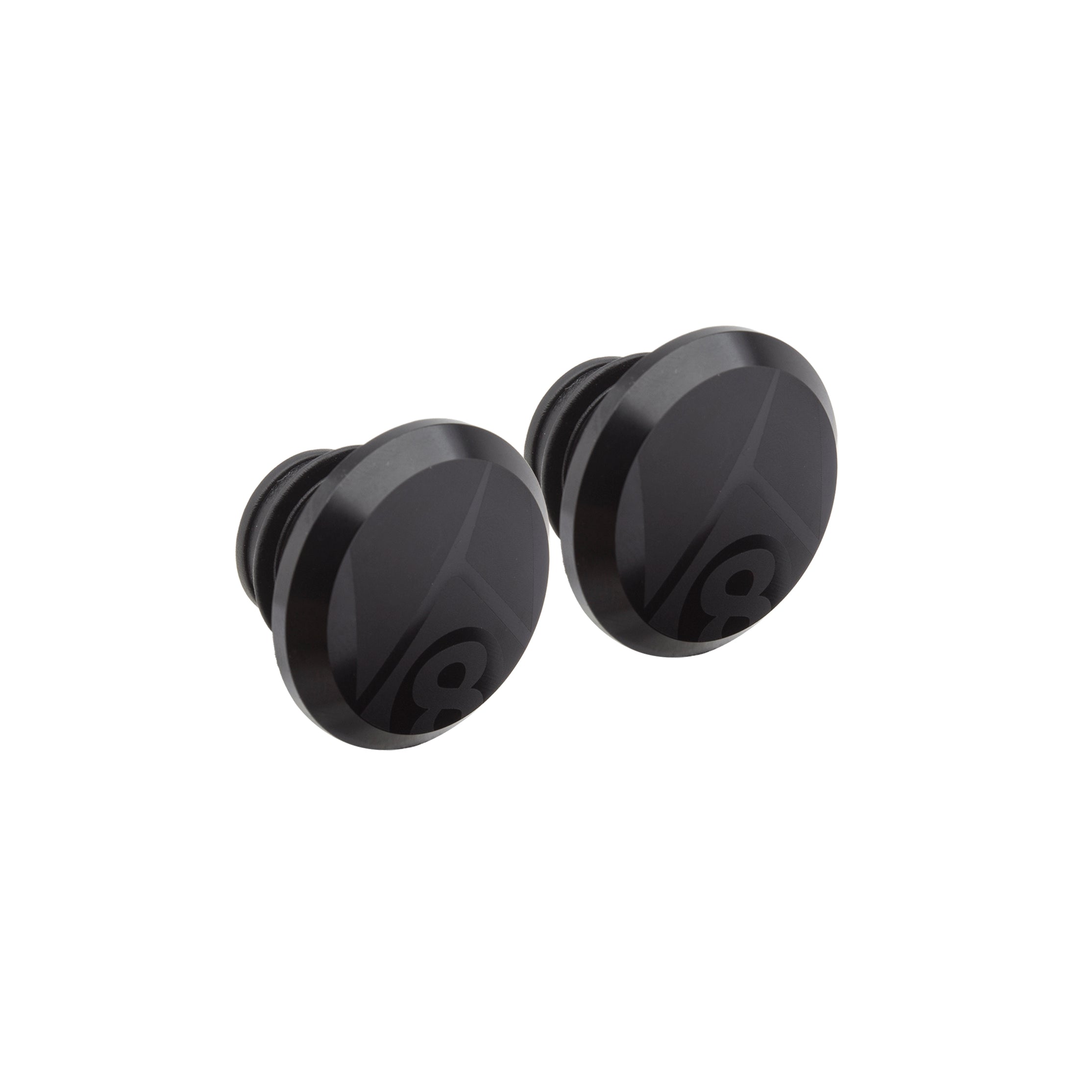 Alloy Road Push-In Bar End Plugs