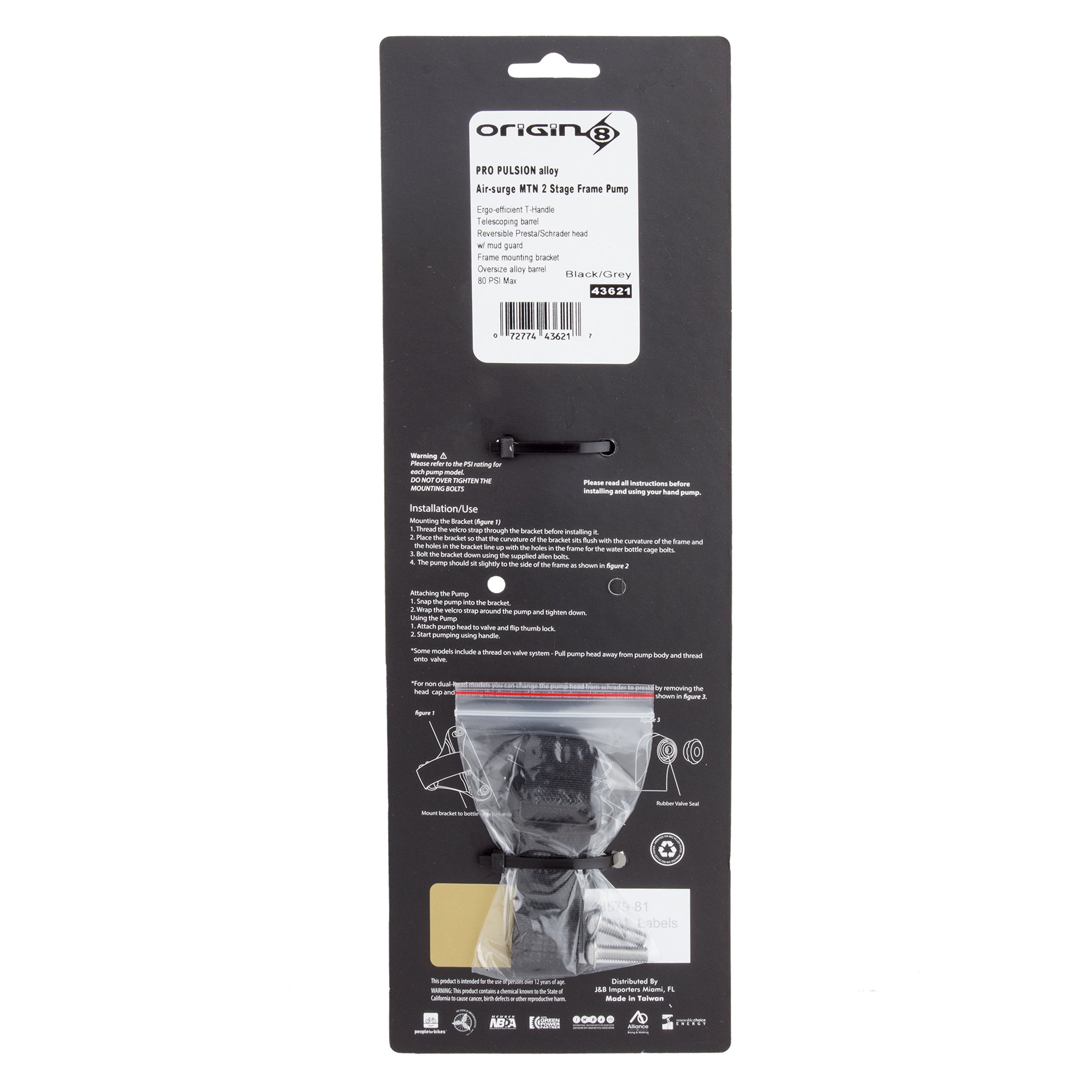 Air-Surge MTB 2-Stage Frame Pump