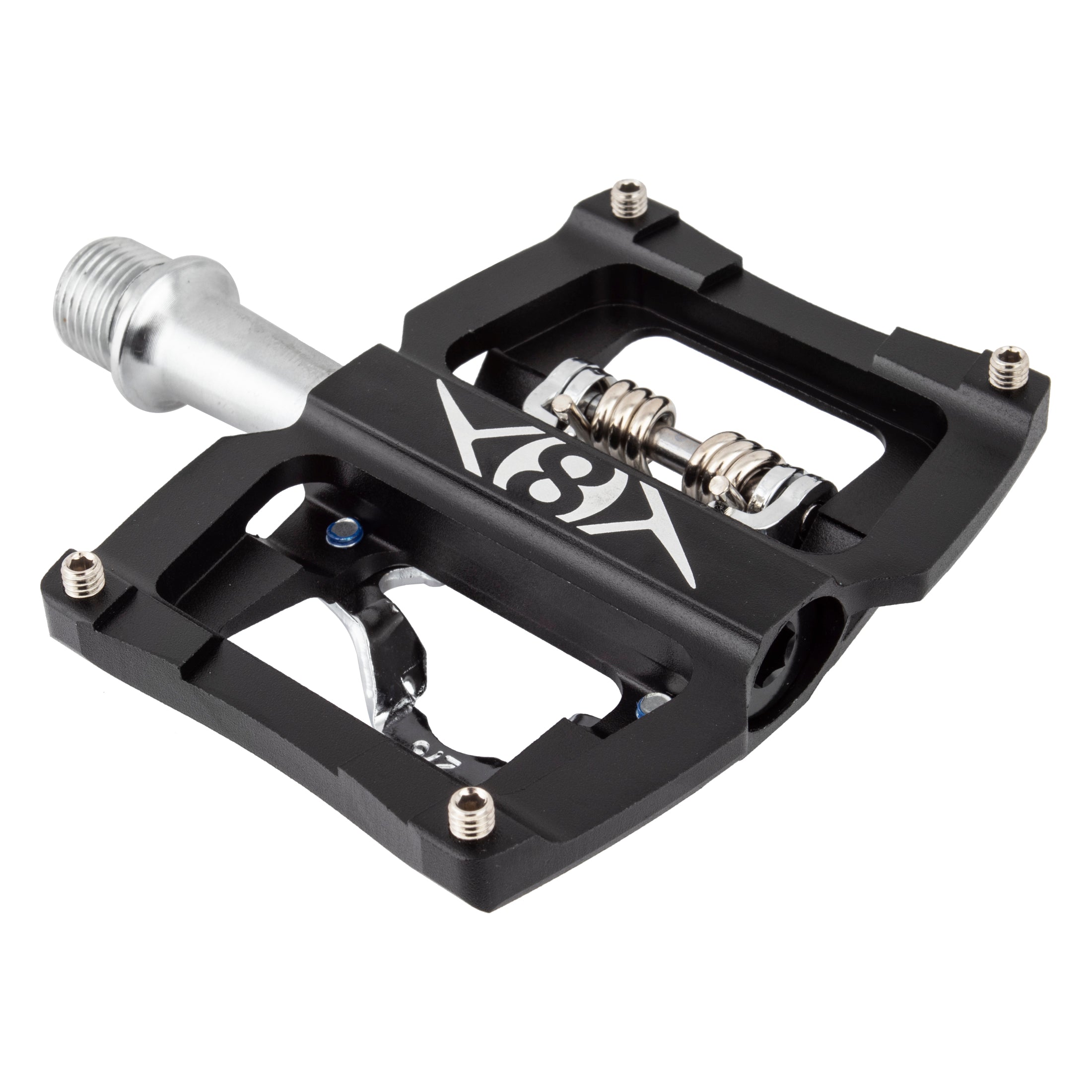 Dual clip in online pedals